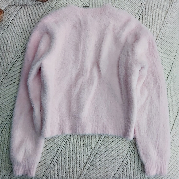J CREW New Sweater Lady Jacket in Brushed Yarn - Pale Pink - Picture 7 of 8